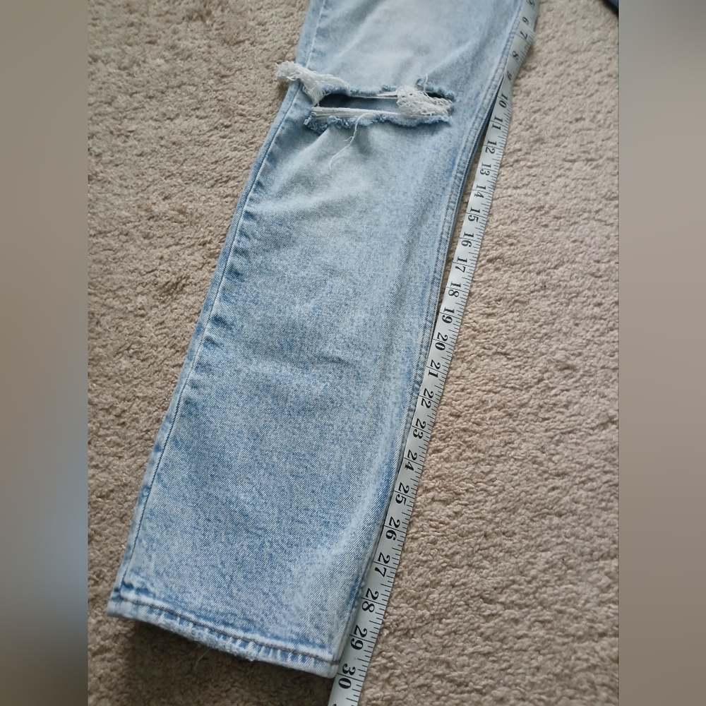 Abercrombie & Fitch Ultra High Rise 90's Straight leg Jeans size 0/25 - Picture 9 of 12